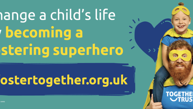 change a child's life by becoming a fostering superhero